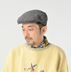 Supima Aya Gingham Check Flower Bandana Male Model