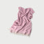 Indian Merino Cashmere Herringbone Stole Pink