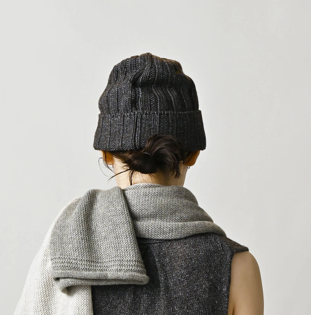 Linen Cashmere Knit Cap