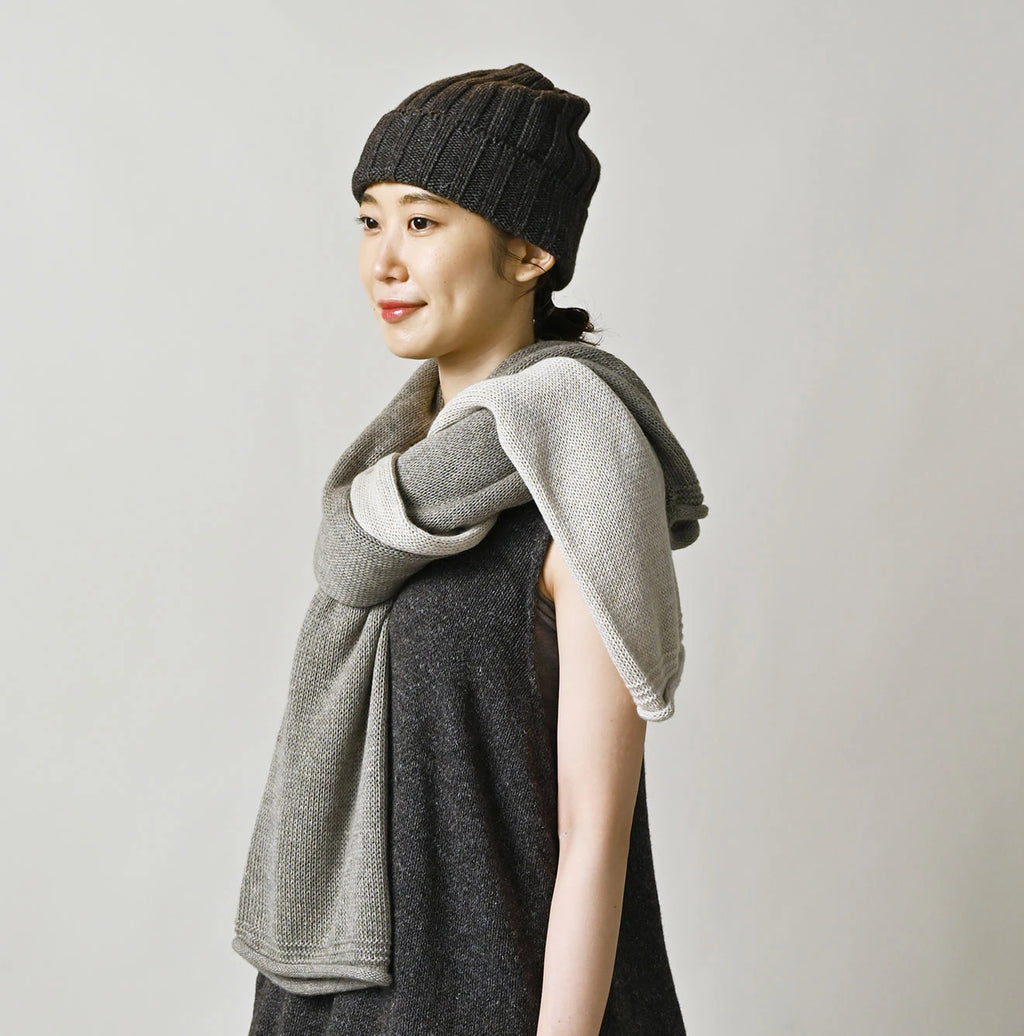 Linen Cashmere Gauze Muffler