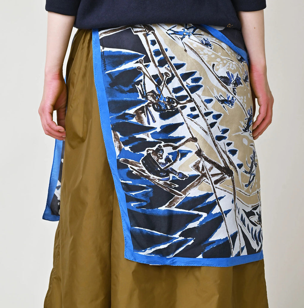 Silk Skier Komon Furoshiki