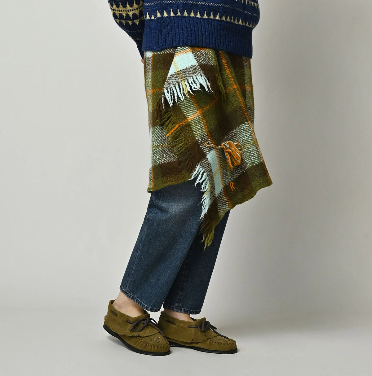 Indian Boiled Wool Stole