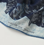 Indigo Gauze Skier Komon Bandana
