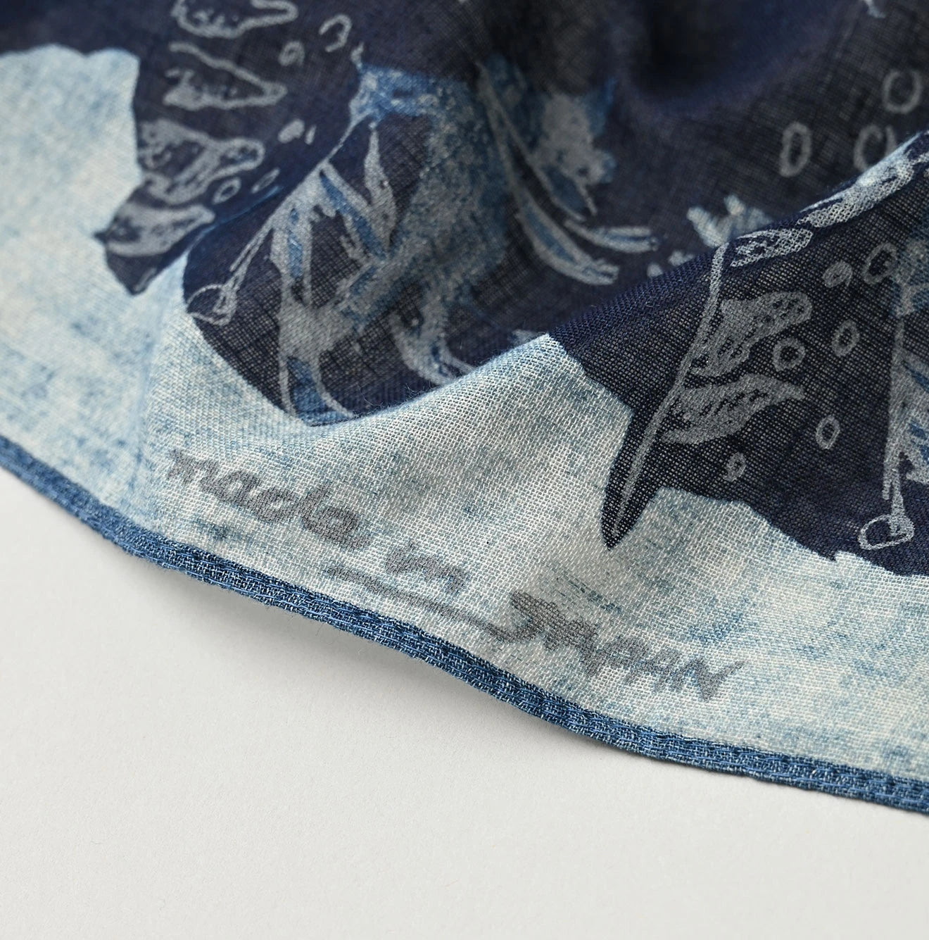 Indigo Gauze Skier Komon Bandana