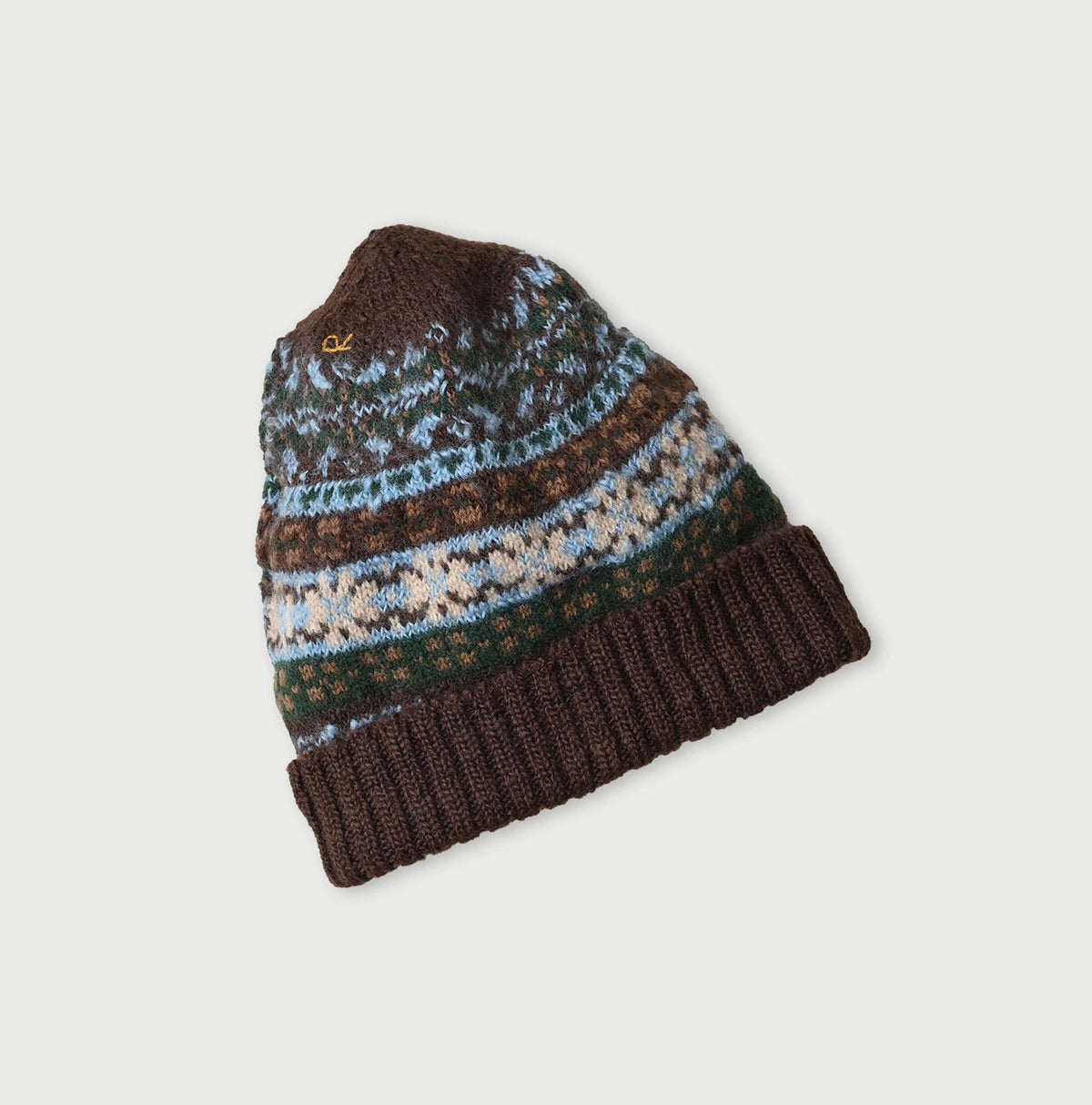 Fair Isle Jacquard Knit Cap