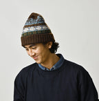 Fair Isle Jacquard Knit Cap