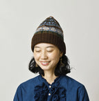 Fair Isle Jacquard Knit Cap