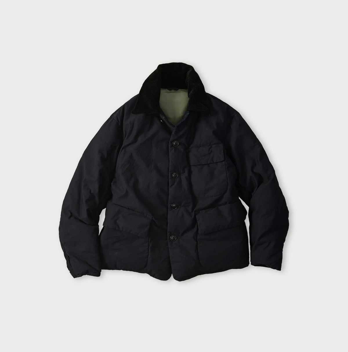 Indigo Thin Back Satin x Nylon 908 Yama Coverall