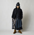 Indigo Thin Back Satin x Nylon 908 Yama Coverall