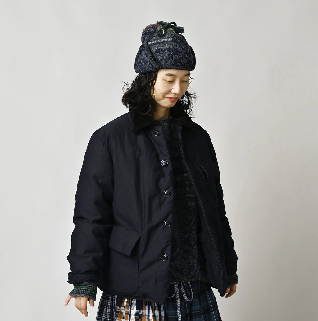 Indigo Thin Back Satin x Nylon 908 Yama Coverall