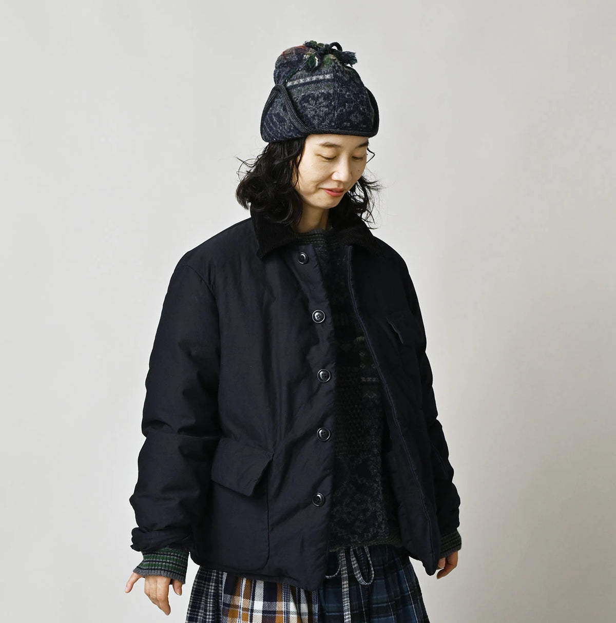 Indigo Thin Back Satin x Nylon 908 Yama Coverall
