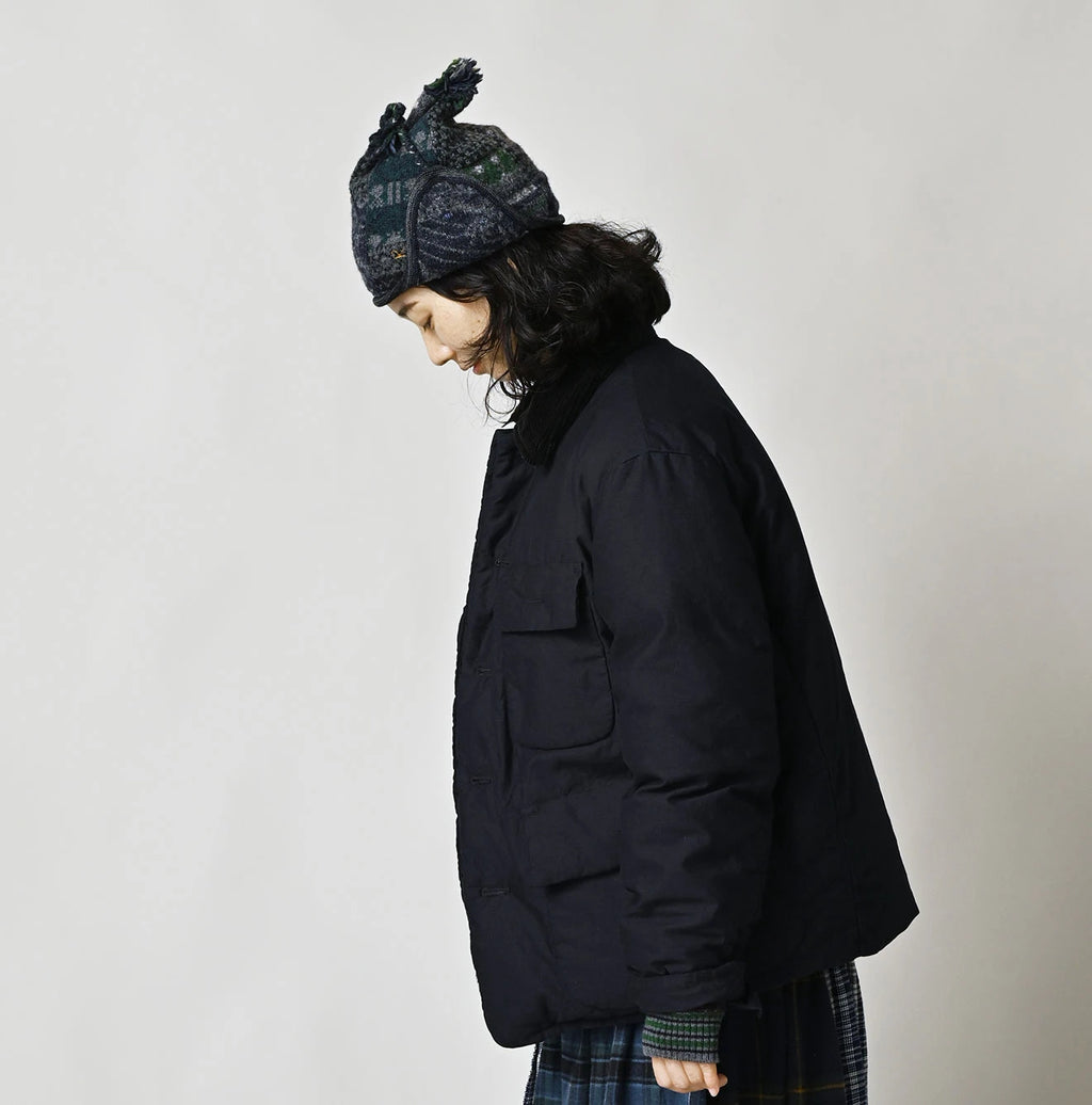 Indigo Thin Back Satin x Nylon 908 Yama Coverall