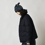 Indigo Thin Back Satin x Nylon 908 Yama Coverall