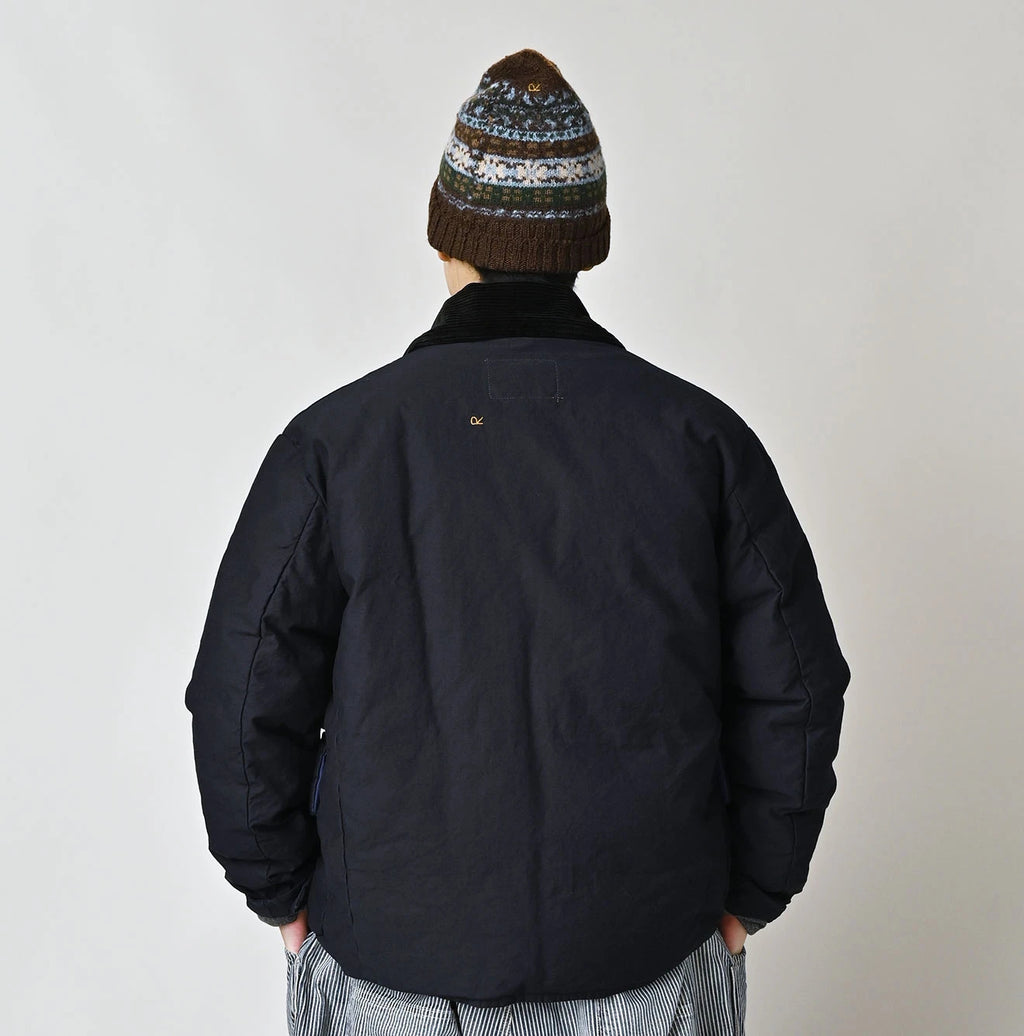 Indigo Thin Back Satin x Nylon 908 Yama Coverall