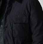 Indigo Thin Back Satin x Nylon 908 Yama Coverall