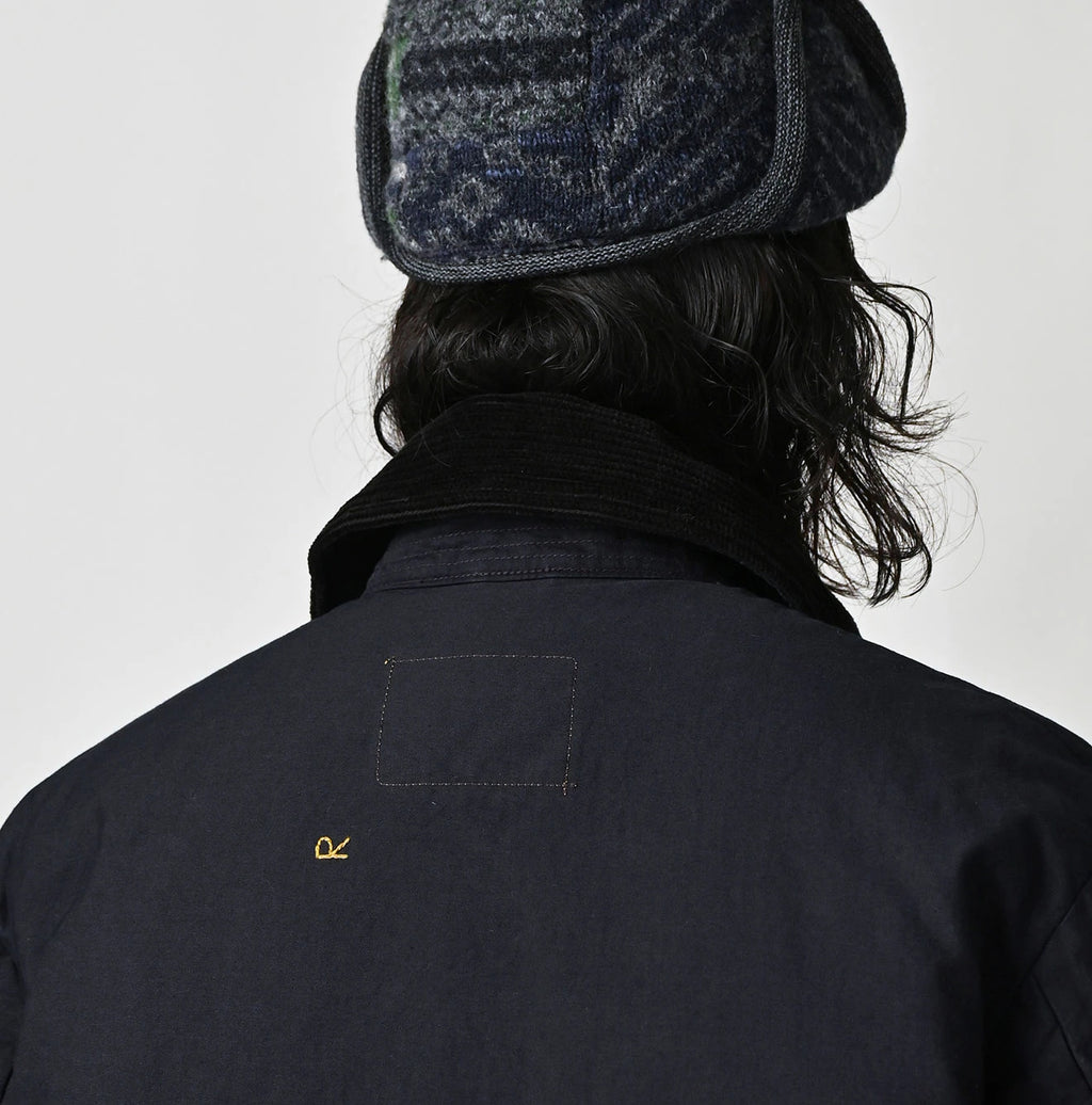 Indigo Thin Back Satin x Nylon 908 Yama Coverall