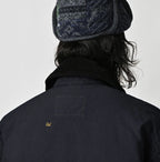 Indigo Thin Back Satin x Nylon 908 Yama Coverall