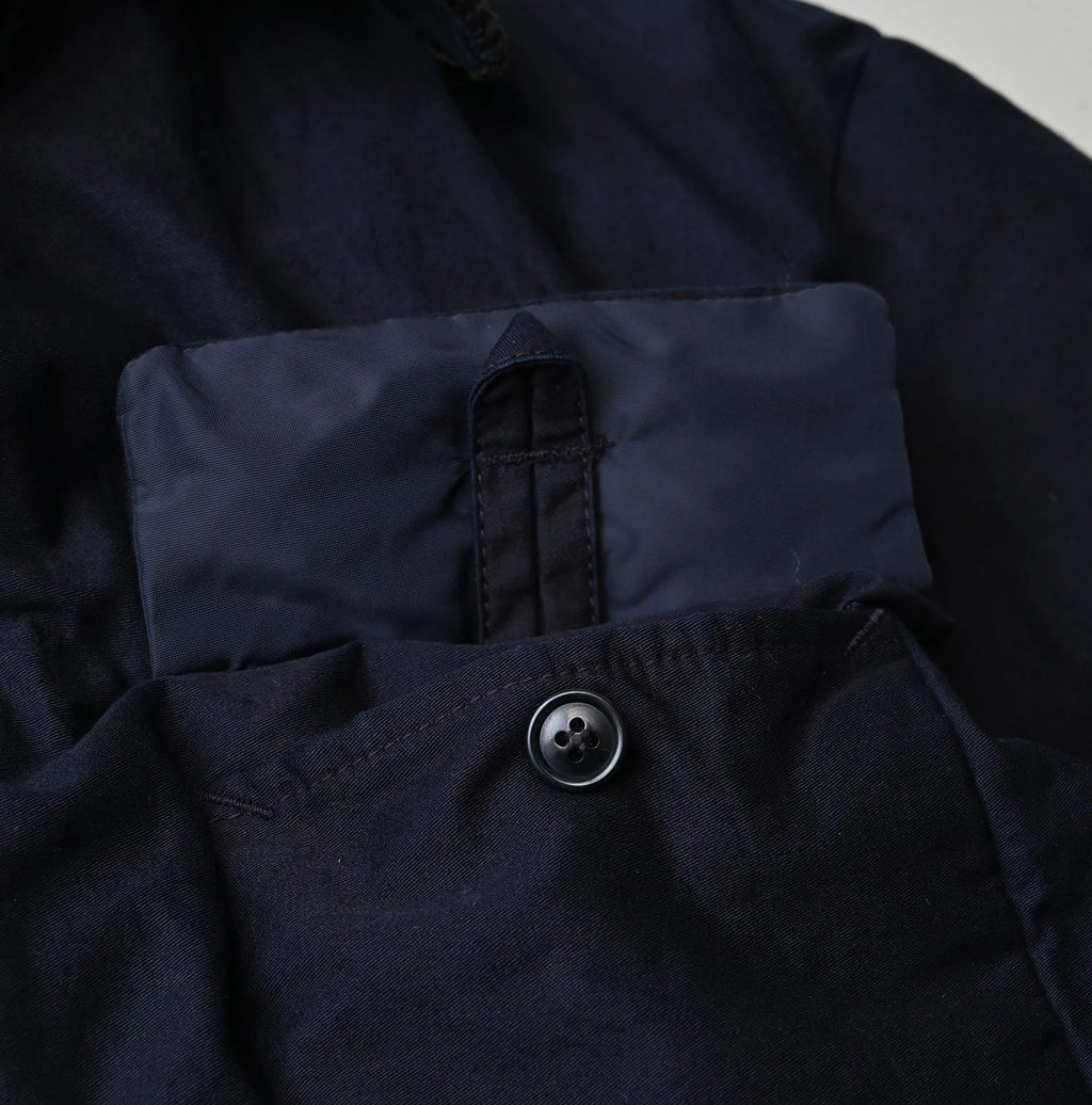 Indigo Thin Back Satin x Nylon 908 Yama Coverall