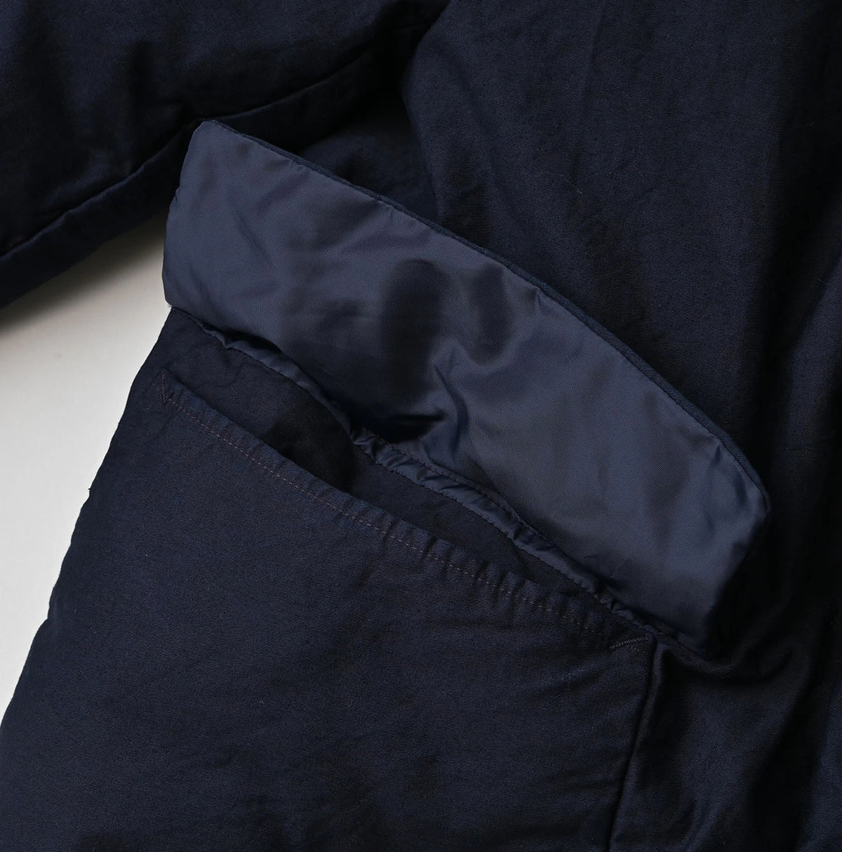 Indigo Thin Back Satin x Nylon 908 Yama Coverall