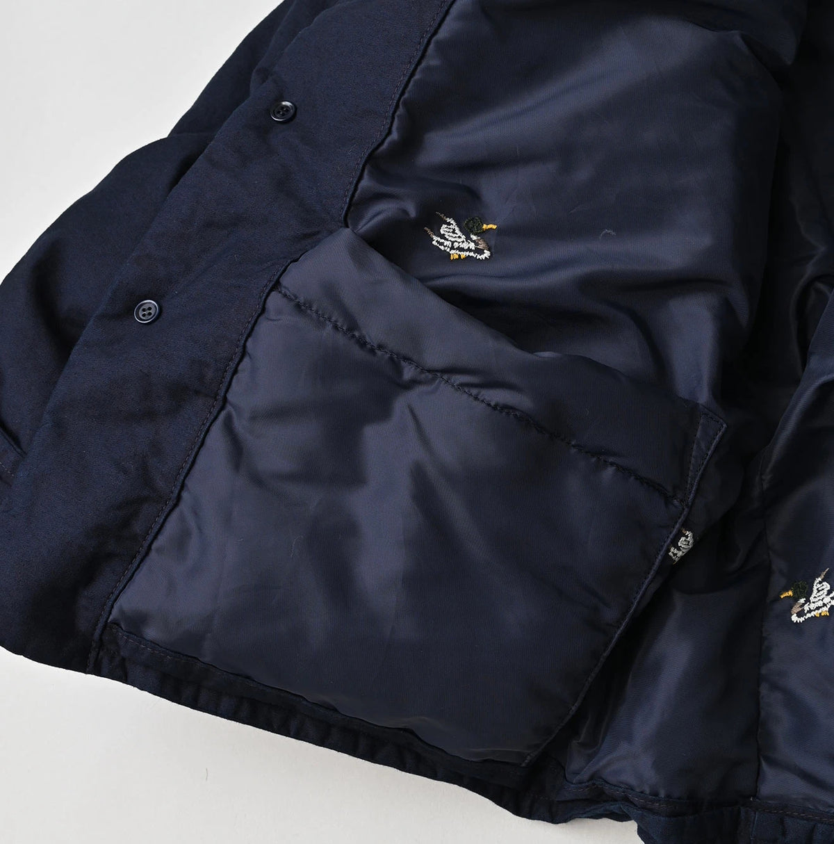 Indigo Thin Back Satin x Nylon 908 Yama Coverall
