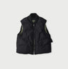Indigo Thin Back Satin x Nylon 908 Vest