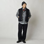 Indigo Thin Back Satin x Nylon 908 Vest