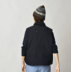 Indigo Thin Back Satin x Nylon 908 Vest
