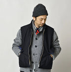 Indigo Thin Back Satin x Nylon 908 Vest