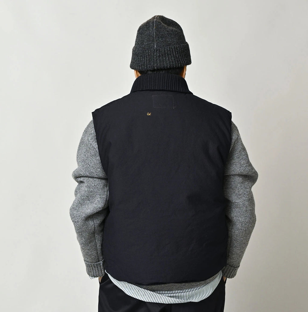 Indigo Thin Back Satin x Nylon 908 Vest