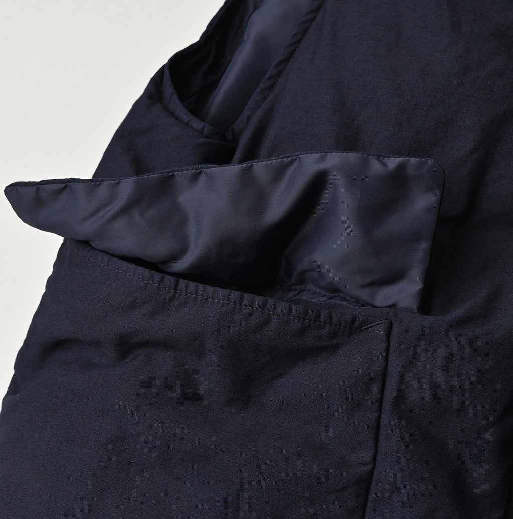 Indigo Thin Back Satin x Nylon 908 Vest
