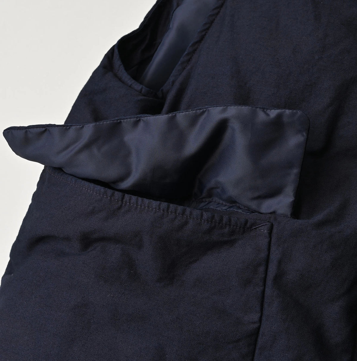Indigo Thin Back Satin x Nylon 908 Vest