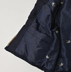 Indigo Thin Back Satin x Nylon 908 Vest