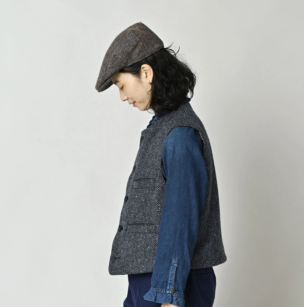 Donegal Tweed 908 Crew Vest