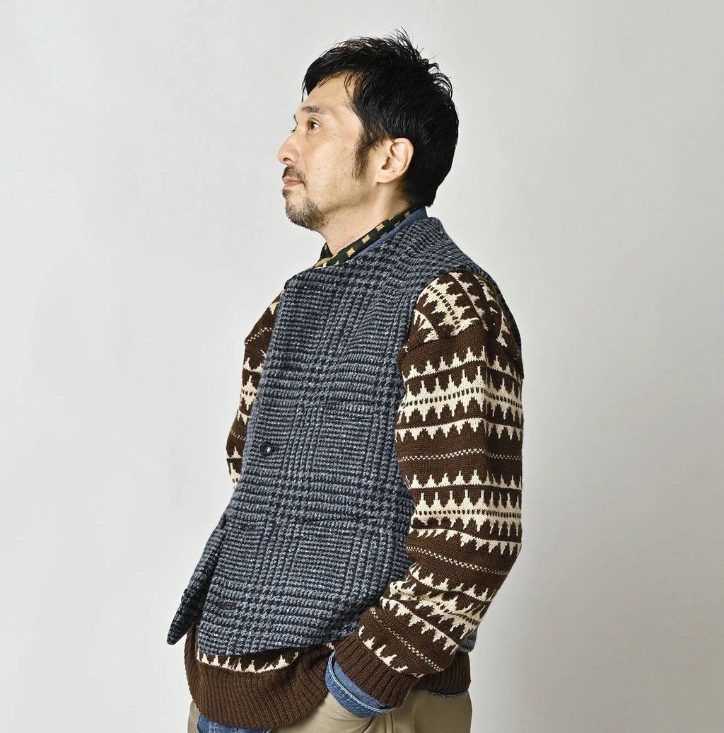 Donegal Tweed 908 Crew Vest