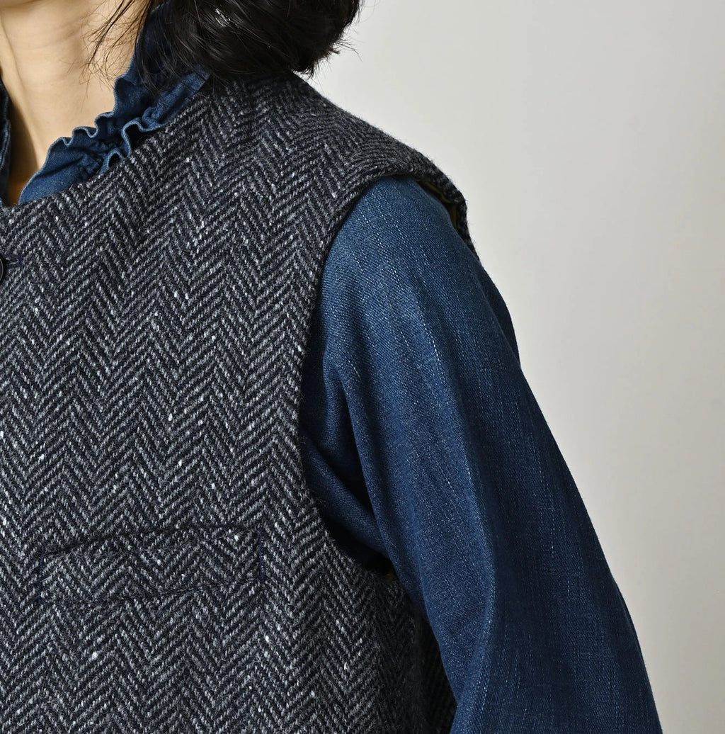 Donegal Tweed 908 Crew Vest