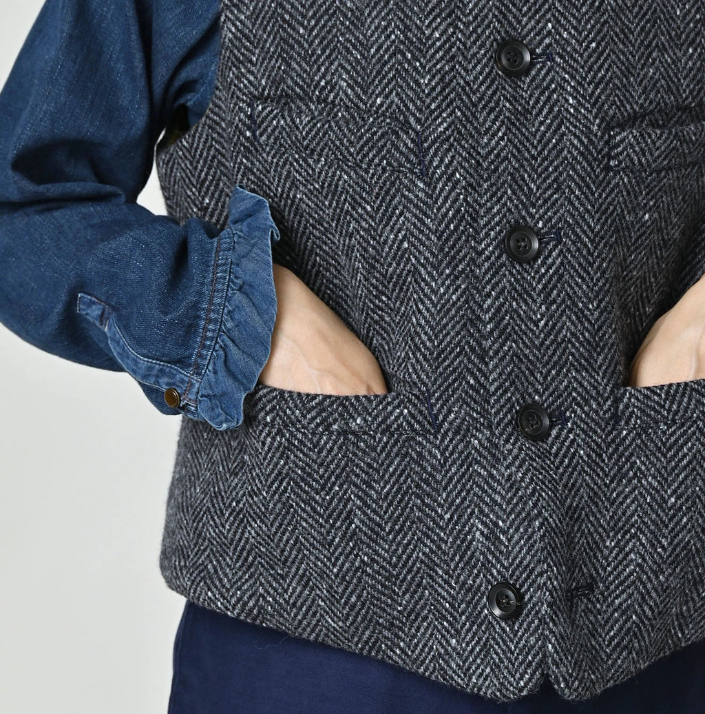 Donegal Tweed 908 Crew Vest