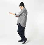 Double Woven 908 Loafer Button Down Shirt Male Model