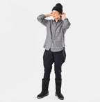 Double Woven 908 Loafer Button Down Shirt Female Model