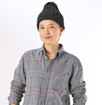 Double Woven 908 Loafer Button Down Shirt Female Model