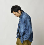 4.5 oz Shirt Denim 908 Stand Collar Shirt
