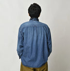 4.5 oz Shirt Denim 908 Stand Collar Shirt