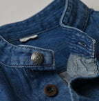 4.5 oz Shirt Denim 908 Stand Collar Shirt