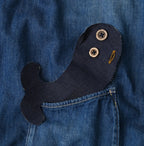 4.5 oz Shirt Denim 908 Stand Collar Shirt