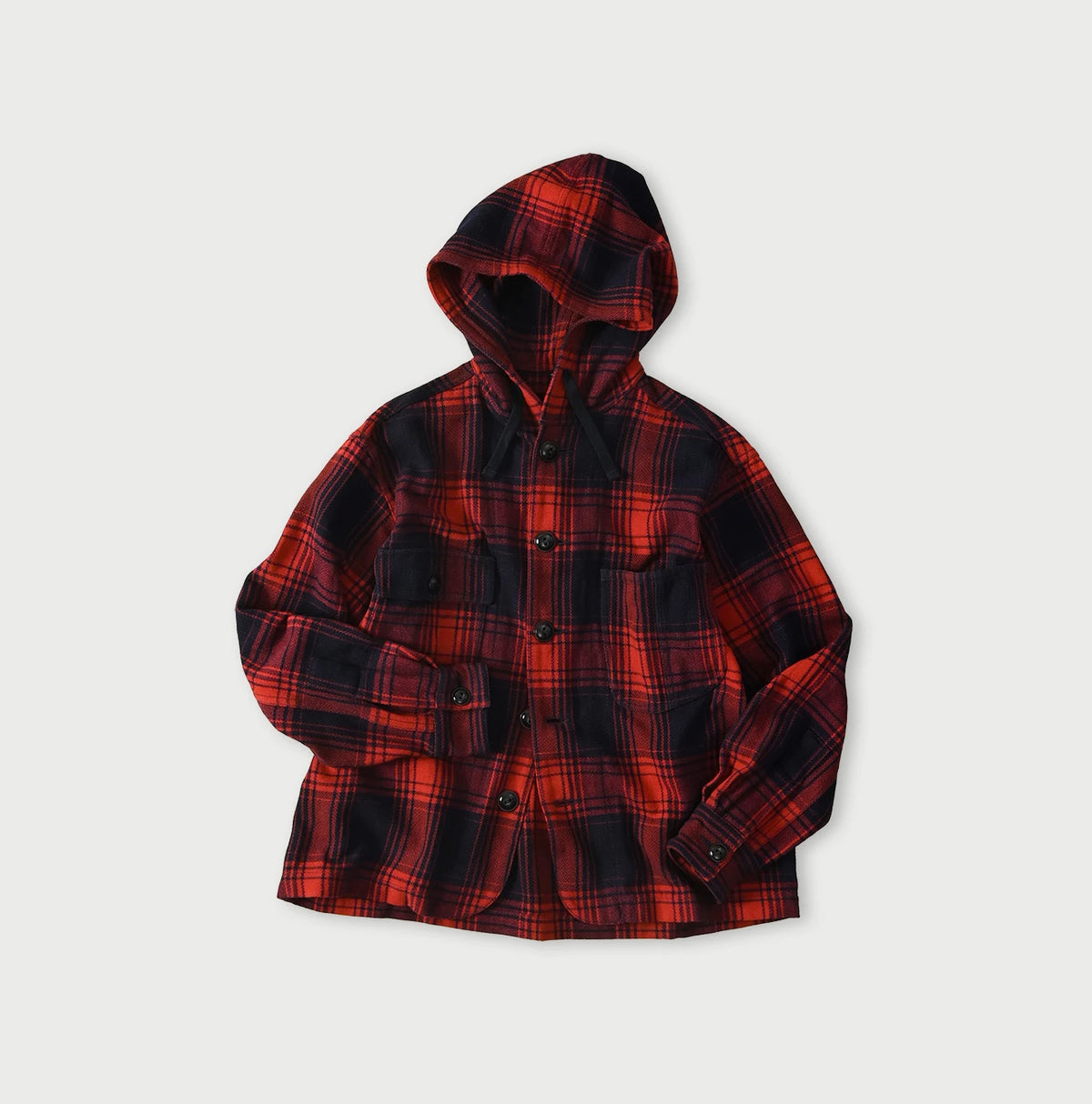 Indian Flannel 908 Buffalo Hooded Shirt