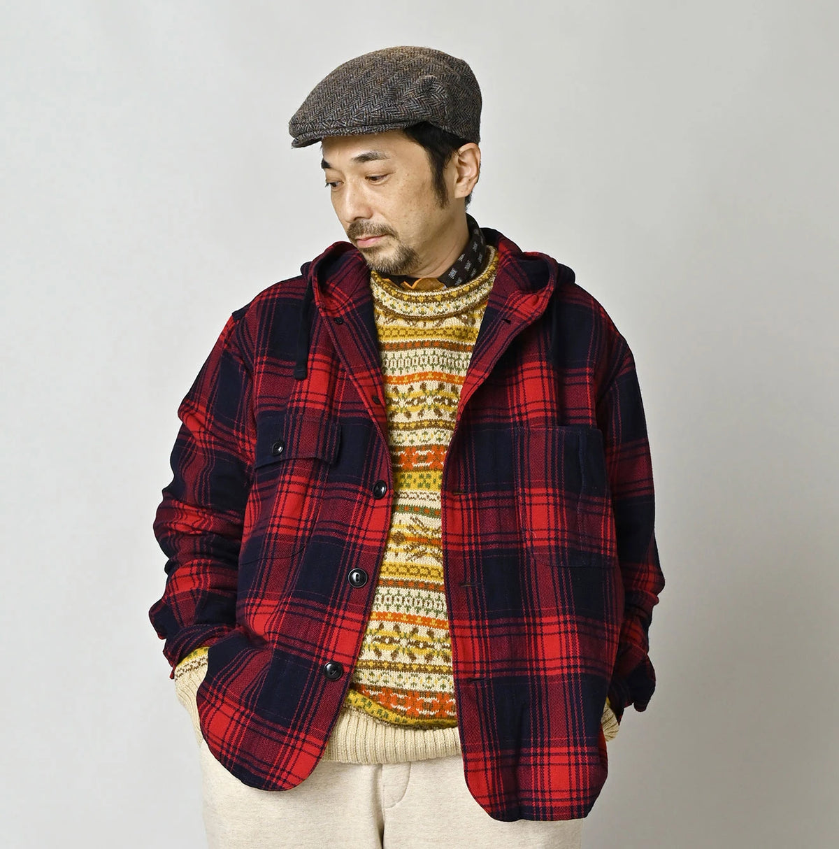 Indian Flannel 908 Buffalo Hooded Shirt