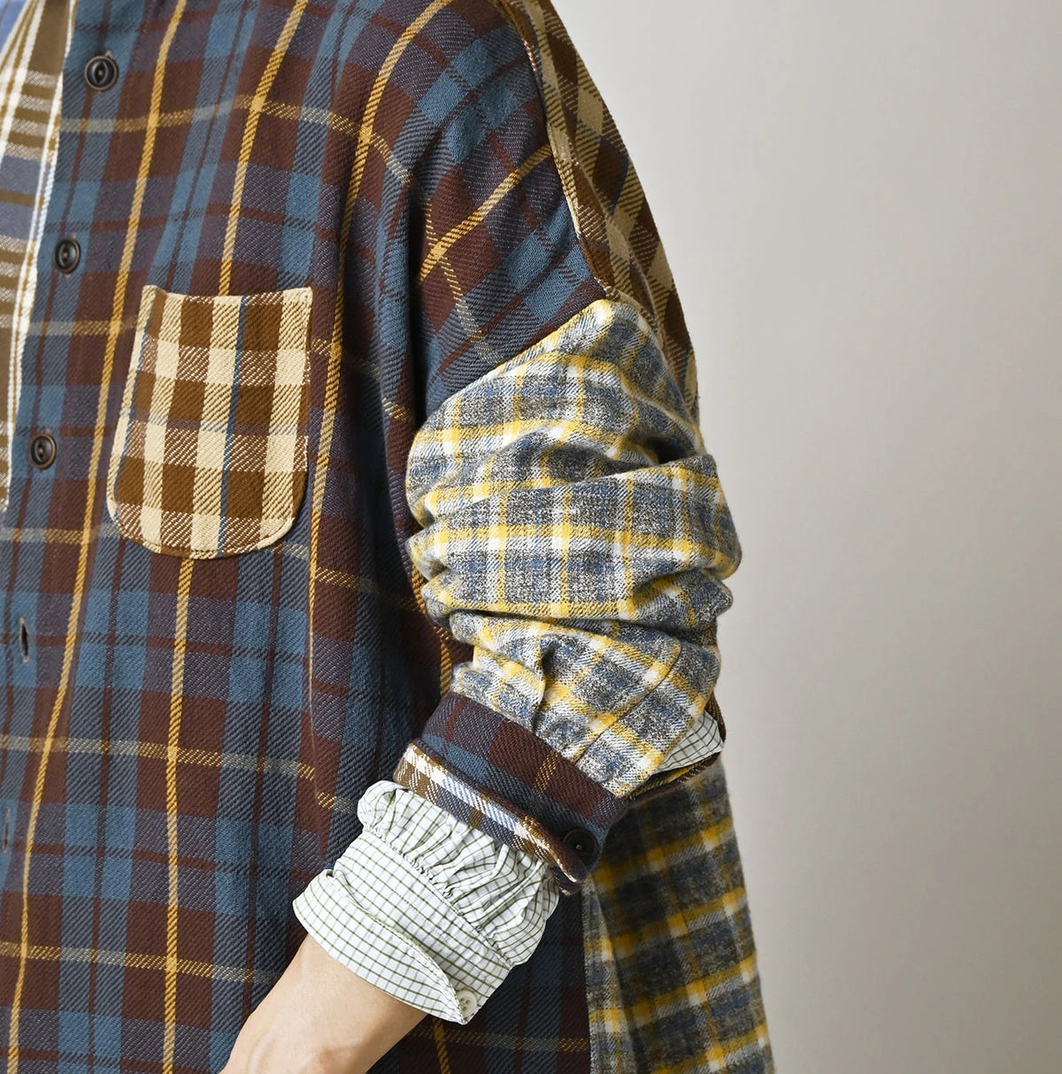 Takaramono Indian Patchwork 908 Uma Shirt