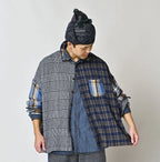 Indigo Takaramono Indian Patchwork 908 Uma Shirt