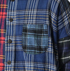 Indigo Takaramono Indian Patchwork 908 Uma Shirt