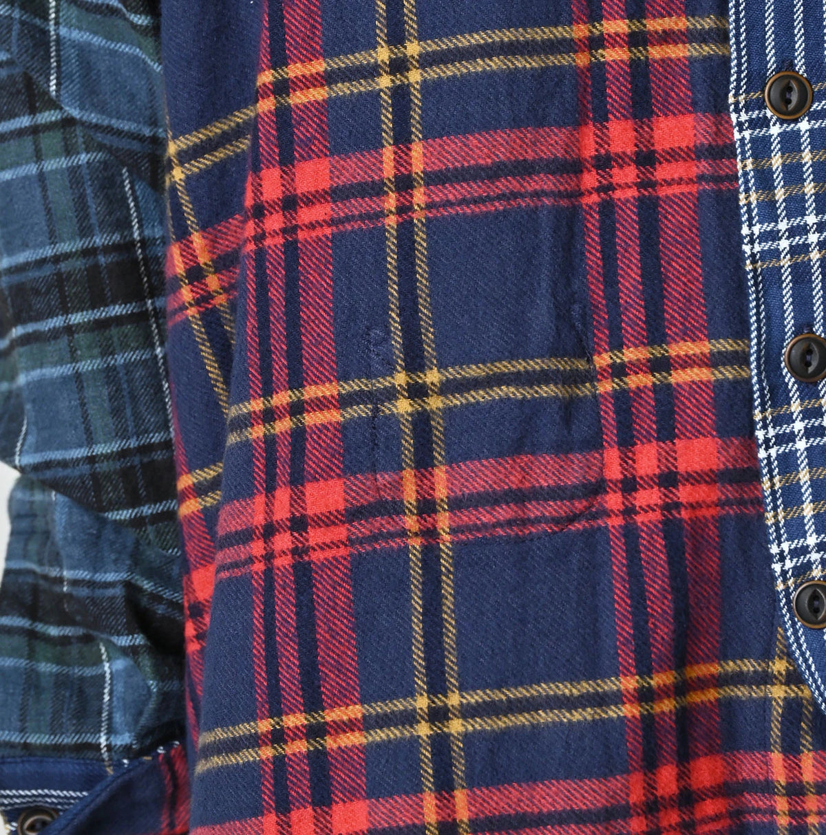 Indigo Takaramono Indian Patchwork 908 Uma Shirt