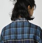 Indigo Takaramono Indian Patchwork 908 Uma Shirt